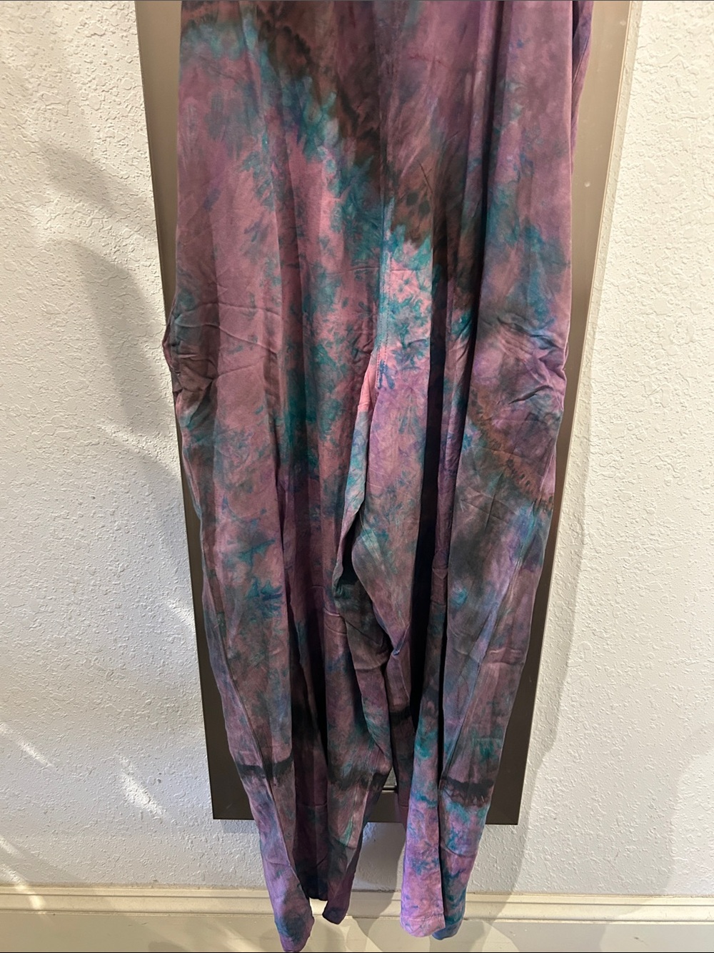 Jaded Gypsy Jumpsuit Women's Tie-Dye Purple & Teal NWT size S/M - Picture 3 of 8